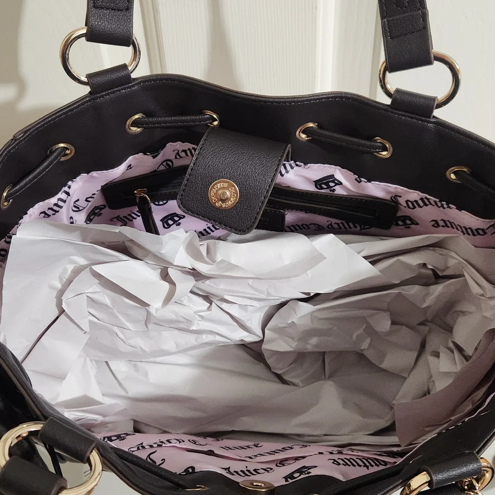 Juicy Couture Classic Scottie Dog Daydreamer Tote Pink NWT - Picture 8 of 9